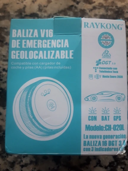 V16 DGT Approved Emergency Beacon  - Baliza V16 + Funda + Cargador + Ventosa photo review