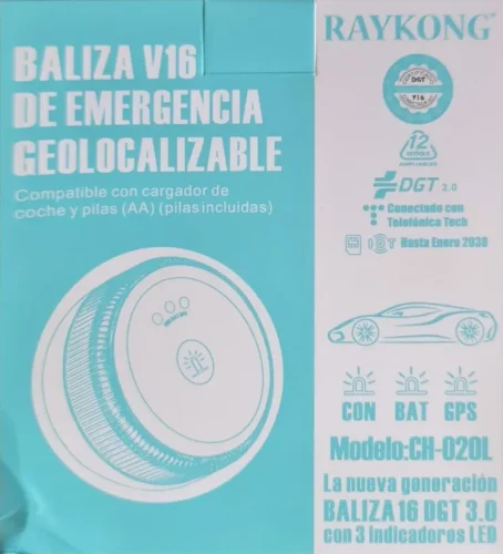 V16 DGT Approved Emergency Beacon  - Baliza V16 + Funda + Cargador + Ventosa photo review